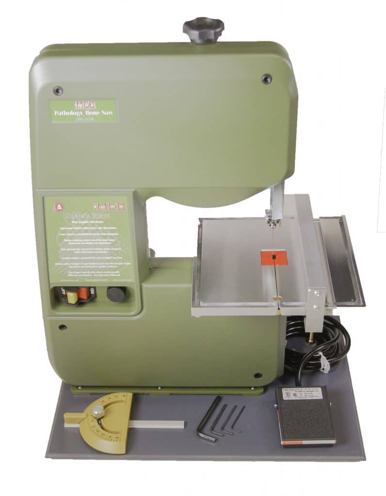 220V Pathology Bone Band Saw with Standard Blade, Attached Mounting ...