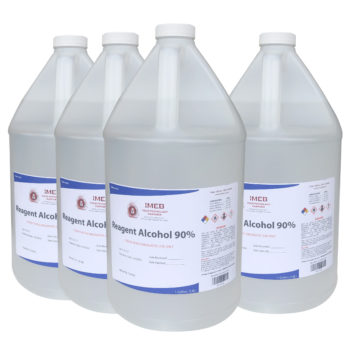 Reagent Alcohol 90 percent 4-pack (4 gallons) by Tek-Select and IMEB Inc.