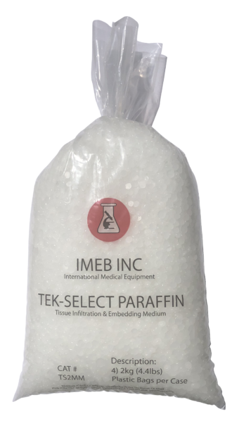 Embedding Paraffin Tek-Select® IMEB Inc. brand - bag filled with paraffin front side