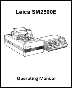 Leica SM2500E User's Manual