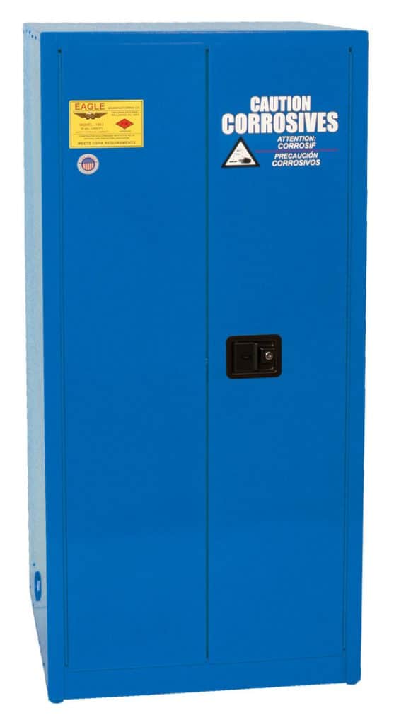 Eagle Metal Acid & Corrosive Safety Cabinet, 60 Gallon - Imeb Inc.