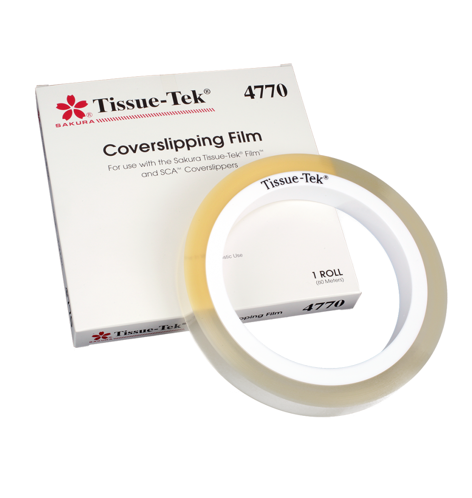 Sakura® Tissue-Tek® Slide Coverslipping Film, #4770-1, (1 Roll) - IMEB Inc.