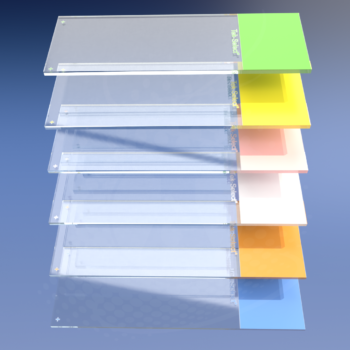 Microscope Slides positive charge family by Tek-Select sideways