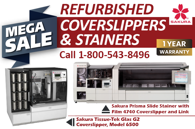 Refurbished coverslippers and stainers mega sale link